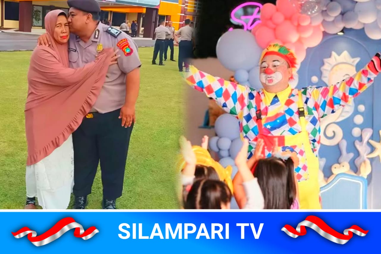 Tak Gengsi, Polisi di Bangka Belitung Jadi Badut Usai Dinas demi Nafkah dan Impian Haji.