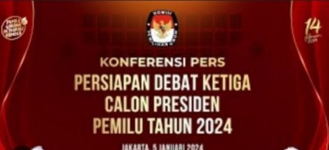 KPU Ungkap Persiapan Arena Debat Ketiga Pilpres 2024 Sudah 90 Persen