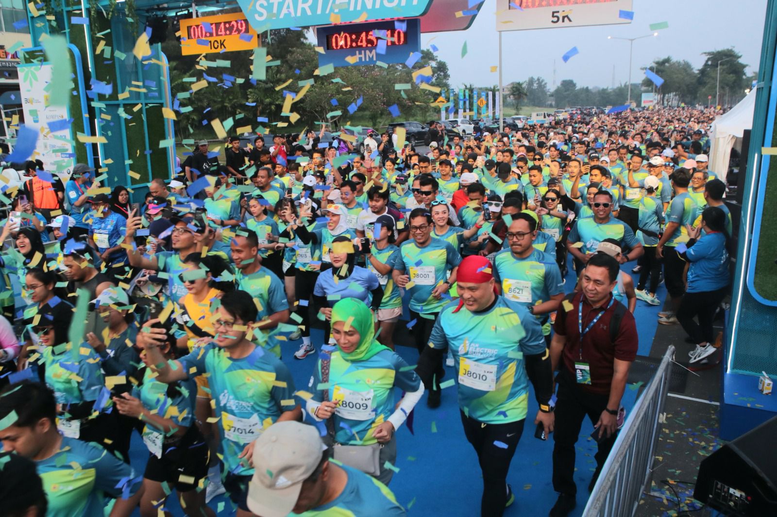 Event Lari Electric Run 2024 Bebas Emisi dengan Listrik dari Genset Hidrogen Pertama di Indonesia