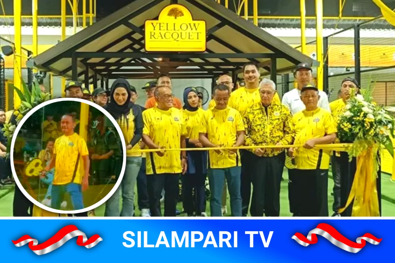 Bahlil Resmikan Lapangan Padel, Golkar Inovatif Rangkul Anak Muda Lewat Olahraga.
