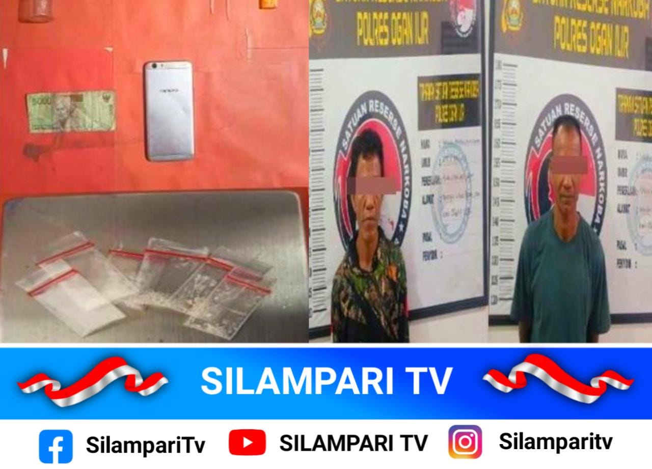 Dua Buruh Harian di Ogan Ilir Ditangkap, Diduga Terlibat Peredaran Sabu