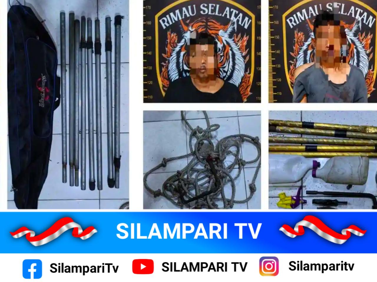 Bawa Beragam Alat, Dua Terduga Pencuri Sarang Walet Dibekuk Polisi di Pagar Alam