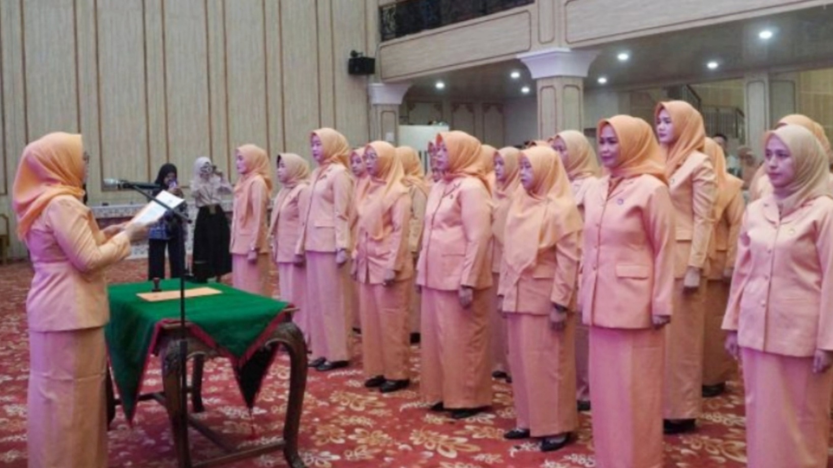 Wabup Suprayitno Hadiri Pelantikan Pengurus DWP Musi Rawas