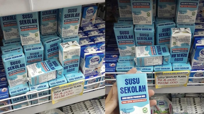 Heboh Susu Program Makan Bergizi Gratis Dijual di Minimarket, Publik Pertanyakan Pengawasan