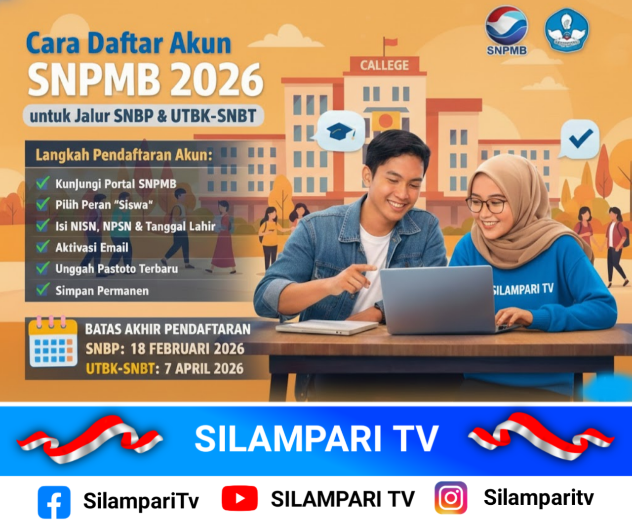 Catat Tanggalnya! Batas Akhir PDSS SNBP 2026 dan Tata Cara Registrasi Akun SNPMB