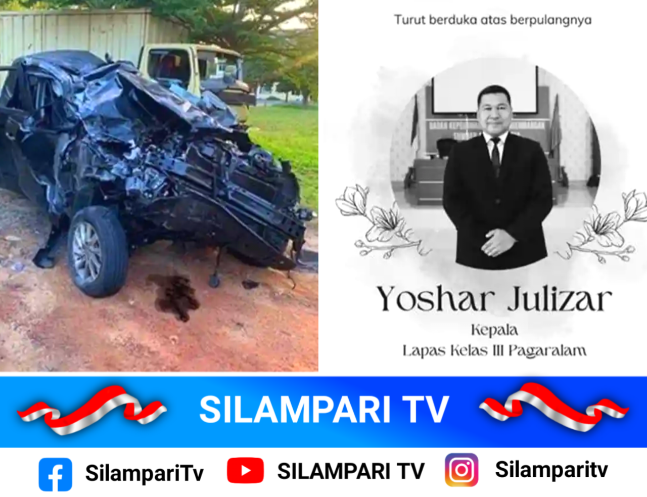 Kecelakaan Maut di Ogan Ilir, Kalapas Pagar Alam Meninggal Dunia