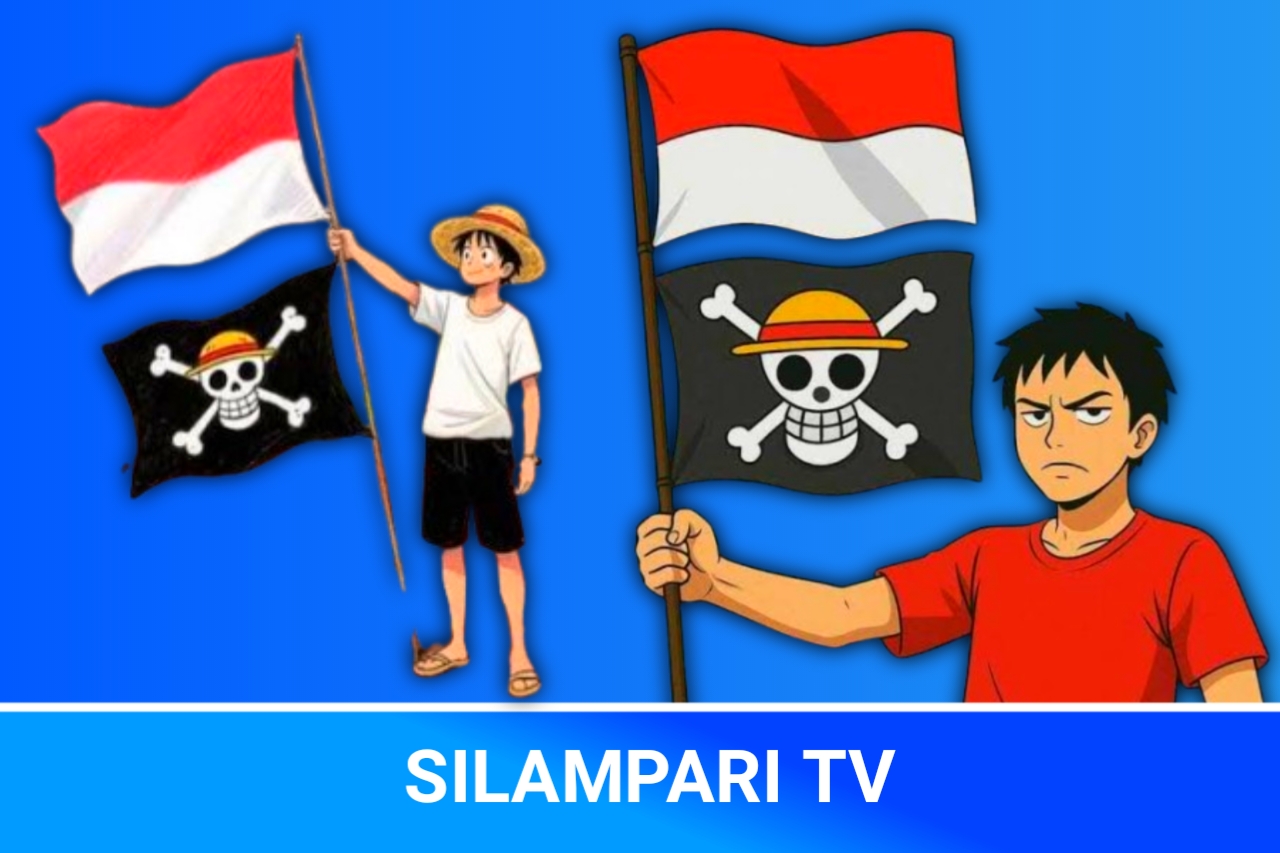 Warga Tak Gentar, Bendera One Piece Tetap Berkibar Meski Diancam Pidana.