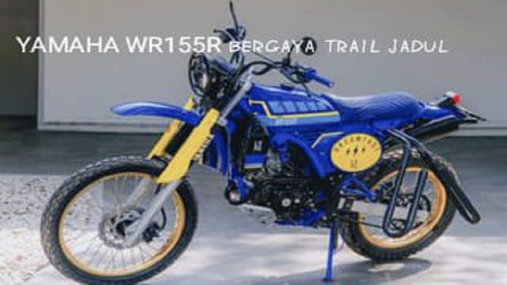 YAMAHA Sulap Motor  WR155R Menjadi Trail Jadul, Cocok Untuk Bikers di Pantai