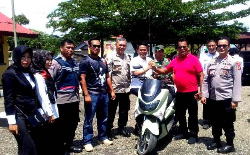 Camat Selangit Bersama Korban Pembegalan Bersilaturahmi dengan Kapolsek STL Ulu Trawas