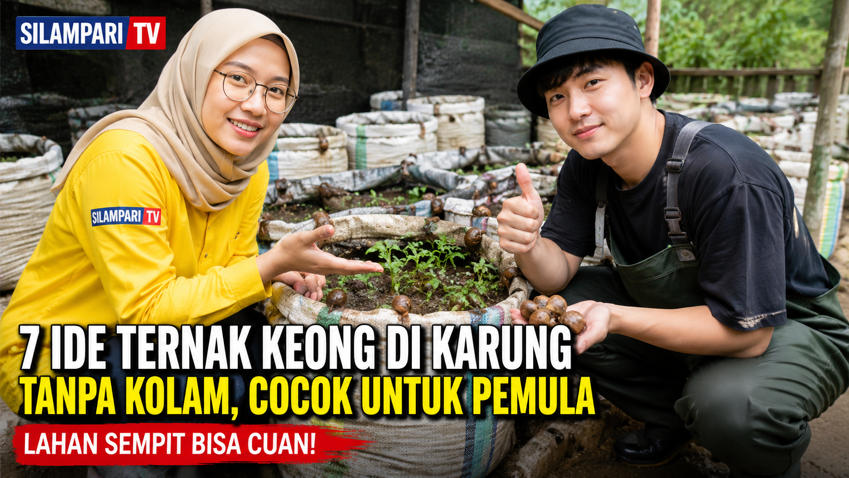 Tak Perlu Kolam Besar, 7 Metode Ternak Keong di Karung yang Mudah Dipraktikkan