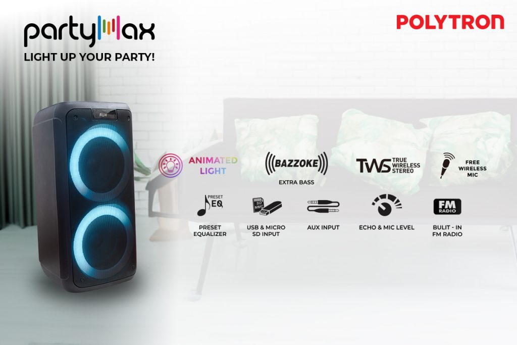 Hobi Musik, Bluetooth Speaker Partymax Dilengkapi Dengan Fitur Canggih Adalah Solusinya