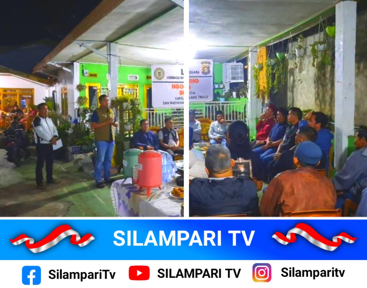 Polres Pagar Alam Serap Keluhan Warga Lewat Ngopi Dai, Bahas CCTV hingga Kemacetan