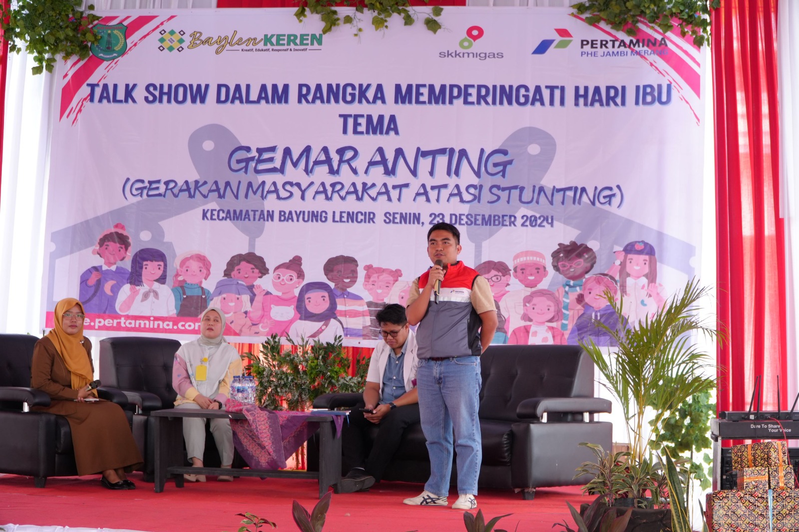 Peringati Hari Ibu, PHE Jambi Merang Adakan Talk Show Gerakan Peduli Stunting