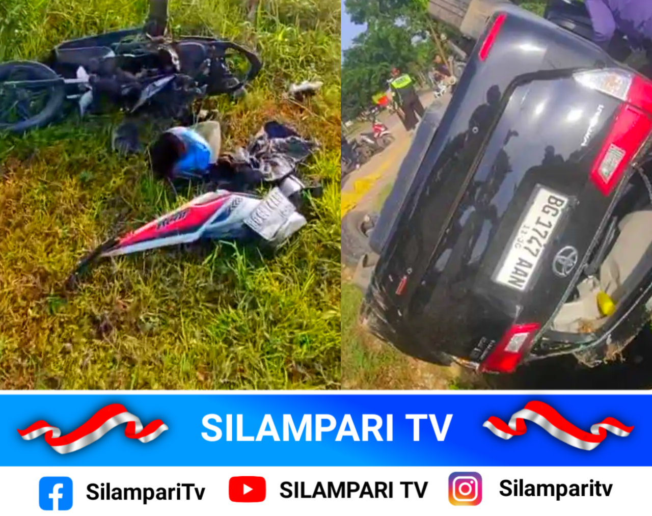 Kecelakaan di Jalan Soekarno Hatta, Innova Seruduk Motor Gegara Sopir Mengantuk