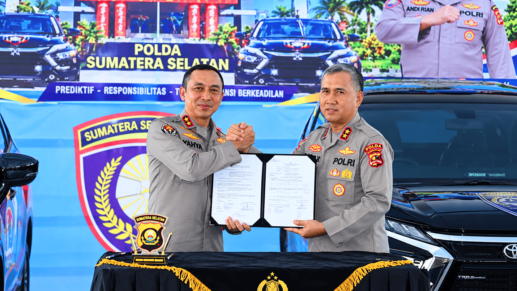 Polda Sumsel Raih Capaian Nasional, Kakorbinmas Soroti Pangan Murah hingga Bawang Putih
