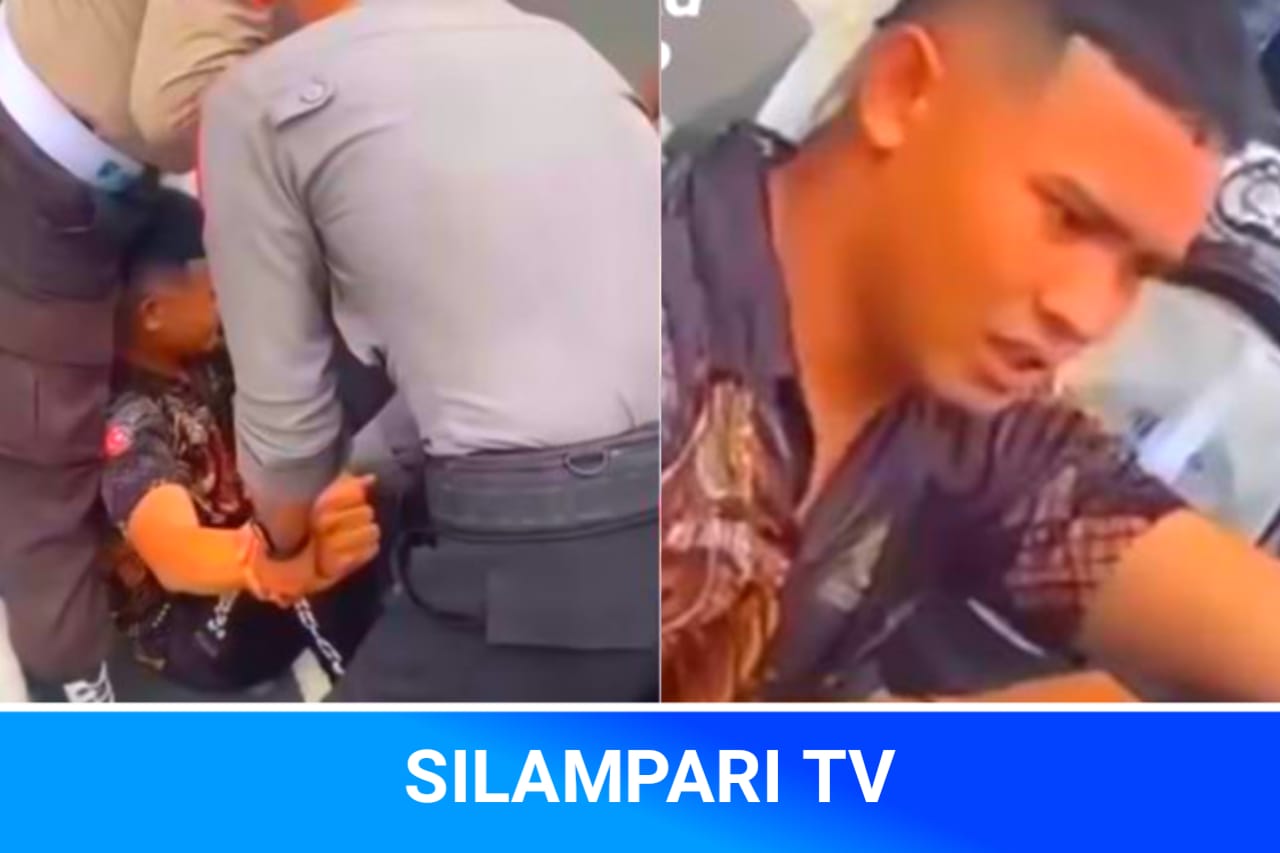 Viral Detik-Detik Polisi Menangis Histeris Saat Dijemput Propam