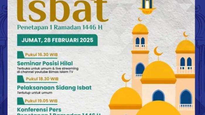 Link Live Streaming dan Jadwal Sidang Isbat 1 Ramadan 1446 H, Cek di Sini!