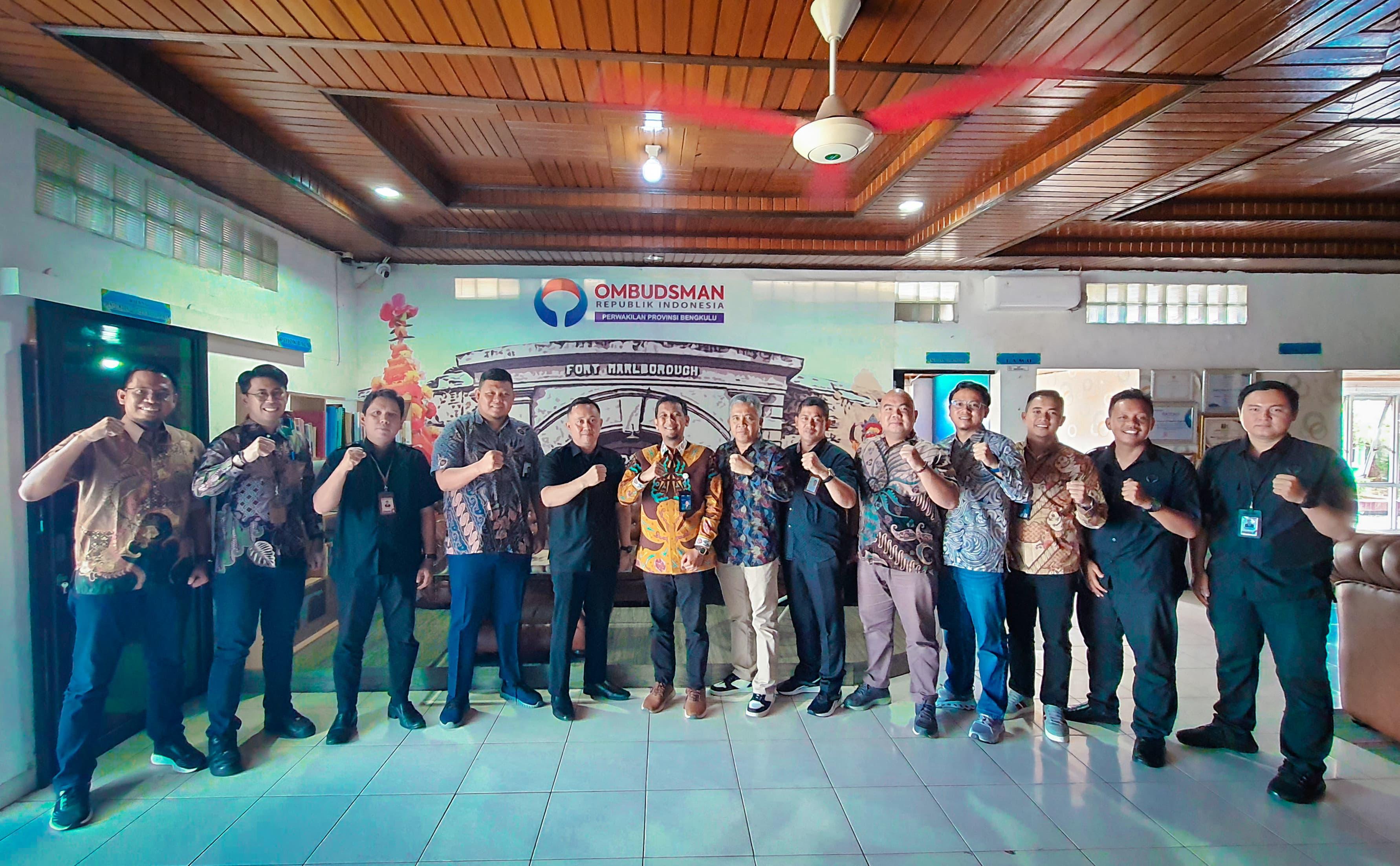 Perkuat Pelayanan Publik, PLN Bengkulu Jalin Sinergi Strategis dengan Ombudsman Pasca Idul Fitri