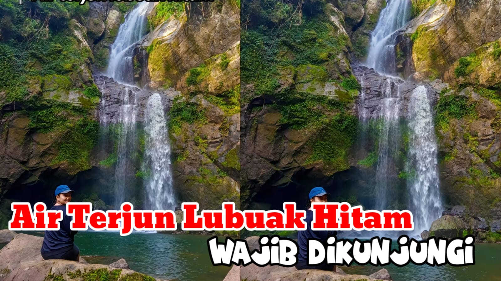 Air Terjun Lubuk Hitam atau Air Terjun Tiga Tingkat Salah Satu Rekomendasi Wisata yang Wajib Dikunjungi