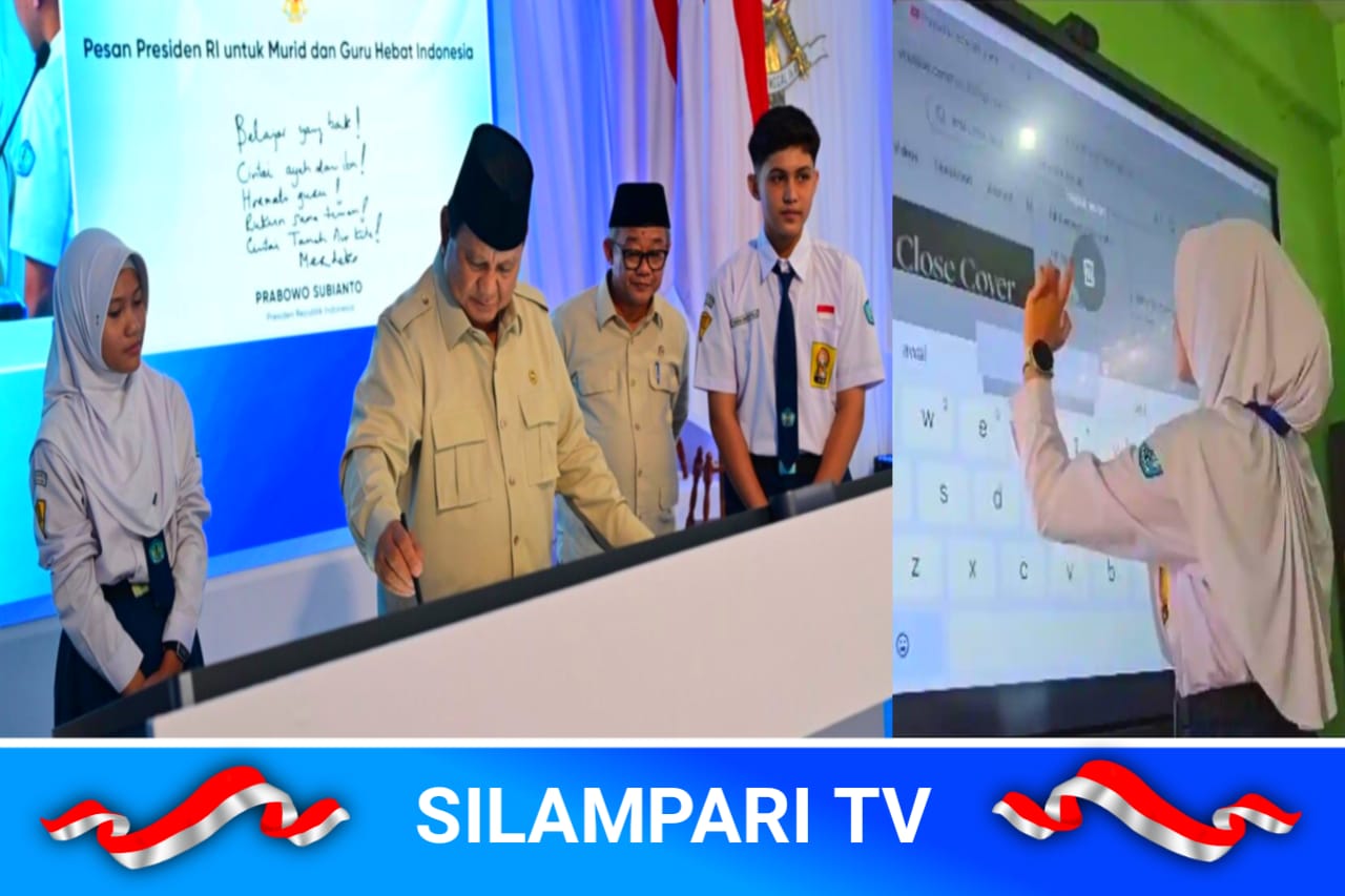 Prabowo Tegaskan Komitmen Pendidikan Digital Lewat Peresmian 215.572 Smartboard