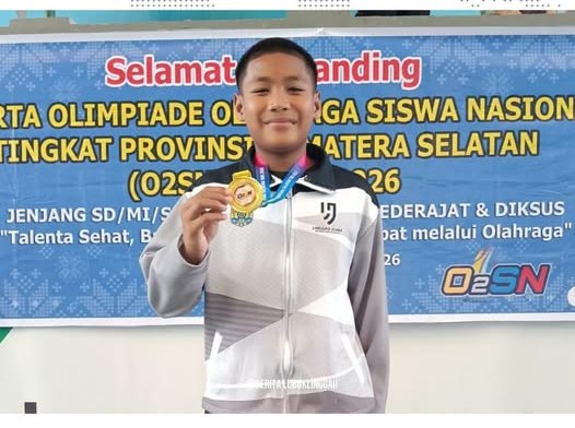 Banggakan Lubuklinggau! M. Zulfan Algifari Raih Medali Emas O2SN Sumsel 2026