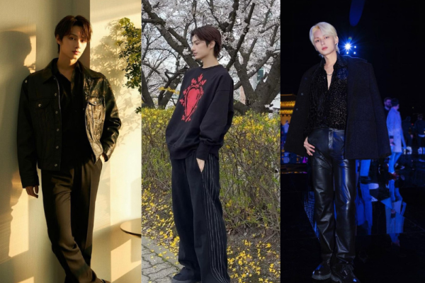 Tampil Manly dengan 5 Gaya OOTD Pakai Long Pants Hitam ala Jun SEVENTEEN