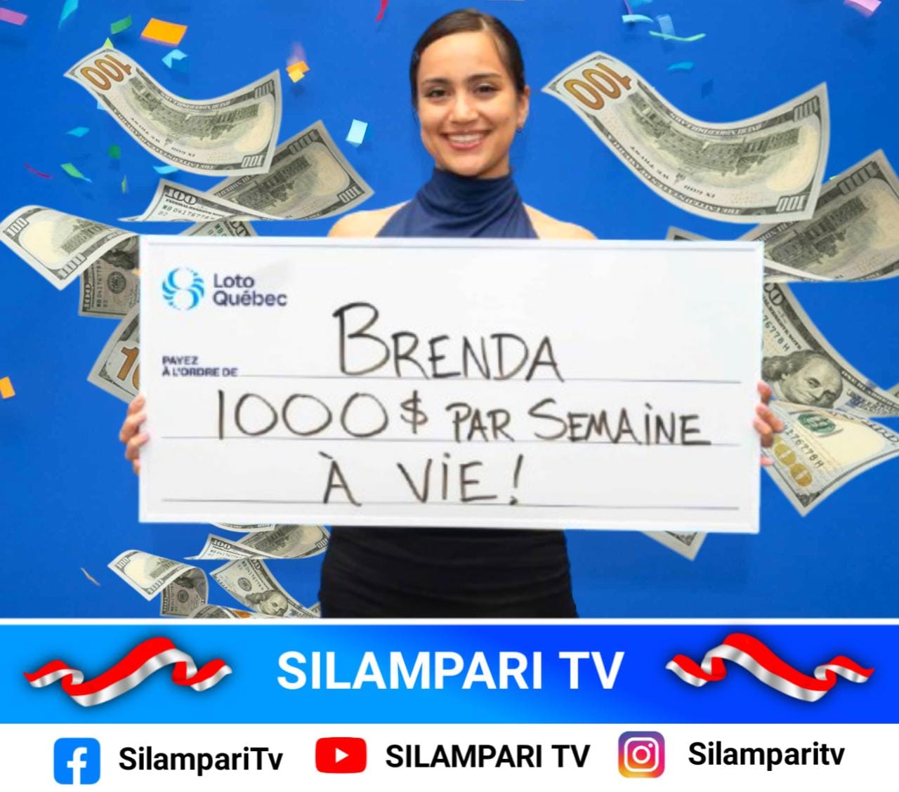 Menang Lotre Rp. 16 Miliar, Brenda Wanita Muda Ini Pilih Dibayar Rp. 16 Juta per Minggu Seumur Hidup