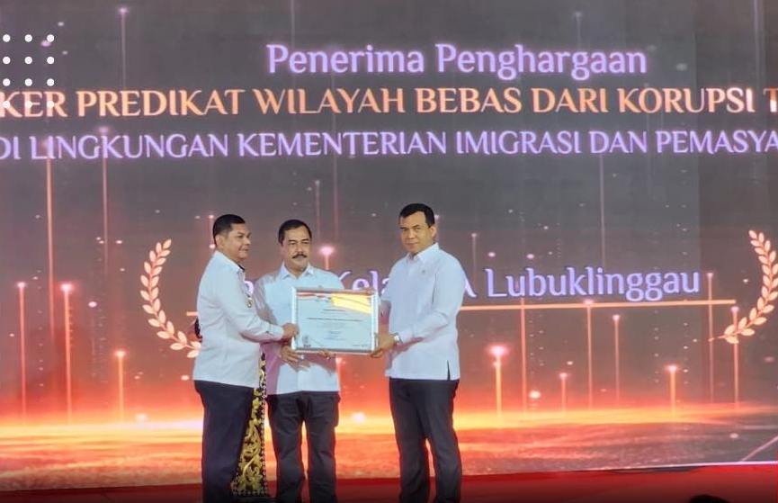 Lapas Kelas IIA Lubuklinggau Sukses Raih Predikat Satker WBK