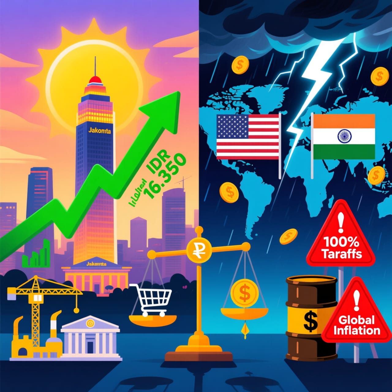 Rupiah Berpotensi Menguat di Tengah Konflik Dagang AS-India dan Sinyal Ekonomi RI yang Cerah
