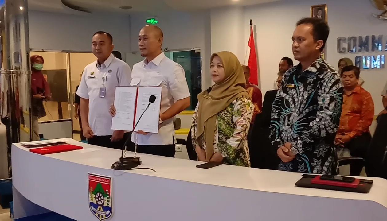 Walikota Lubuklinggau H. Rachmat Hidayat Lakukan Penandatanganan Perjanjian Kerjasama Optimalisasi Pemungutan 