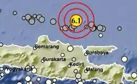 Tuban Mengalami Gempa Berkekuatan 6,5 Magnitudo