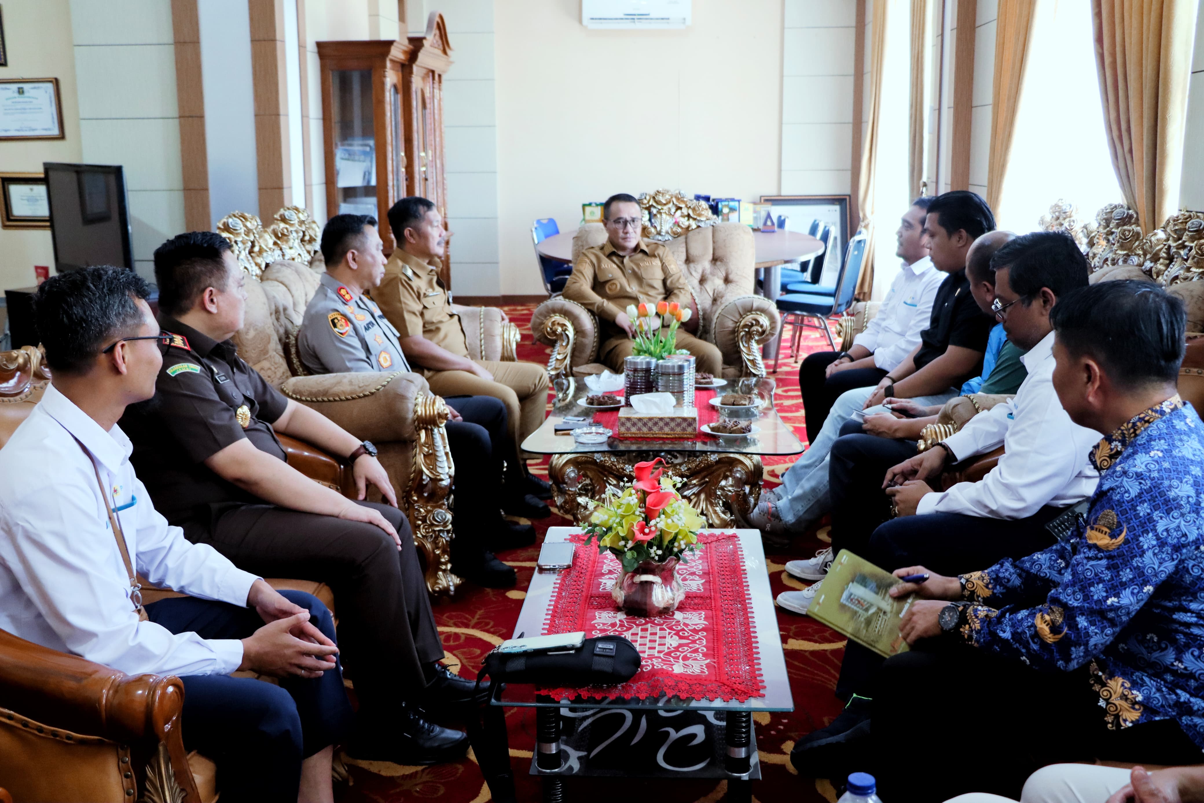 PLN UID S2JB Koordinasi dengan Forkopimda Sungai Penuh dan Kerinci Terkait Penormalan Listrik Pasca TowerRoboh