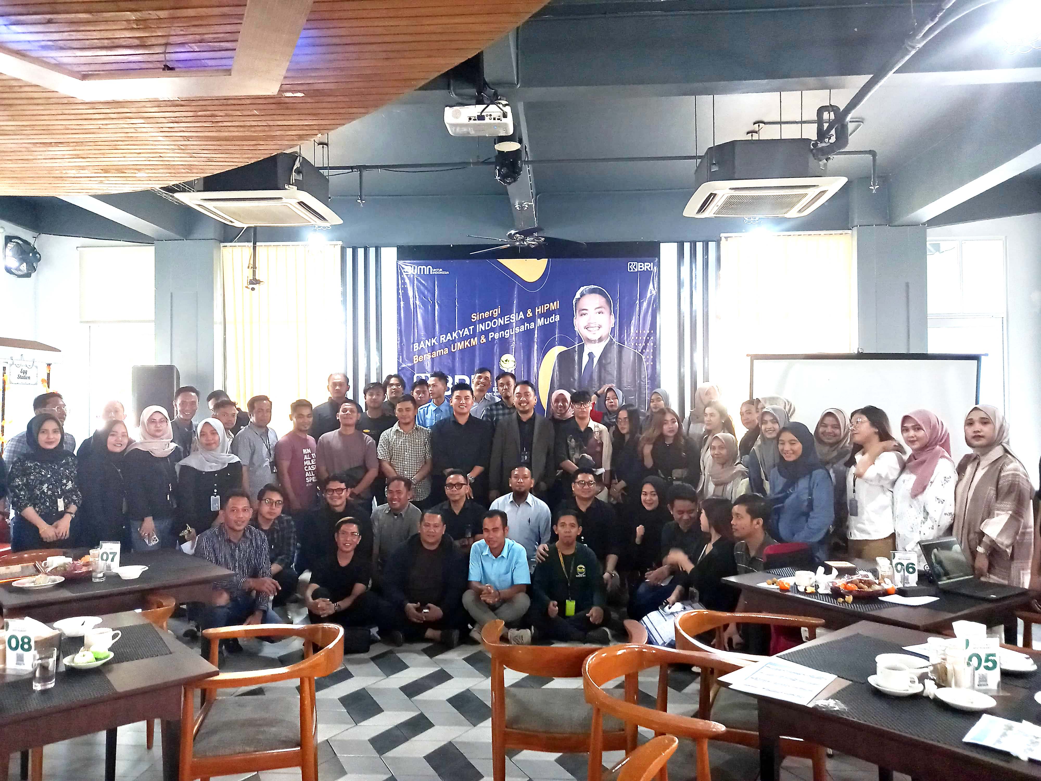 Perkuat Sinergi Untuk Dukungan Pengusaha Muda, Branch Office BRI Lubuklinggau Gathering Bersama HIPMI