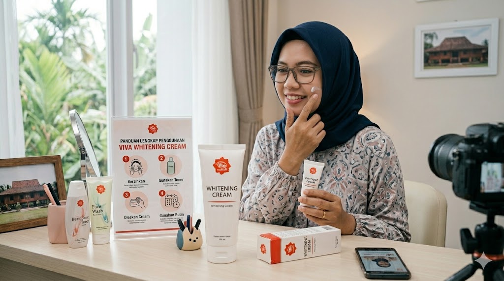 Jangan Salah! Ini Cara Tepat Menggunakan Viva Whitening Cream