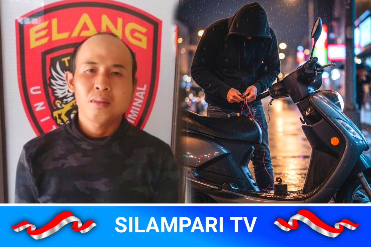 Pakai Wig ke Pasar, Pelaku Curanmor di Lubuklinggau Tetap Kena Batunya.