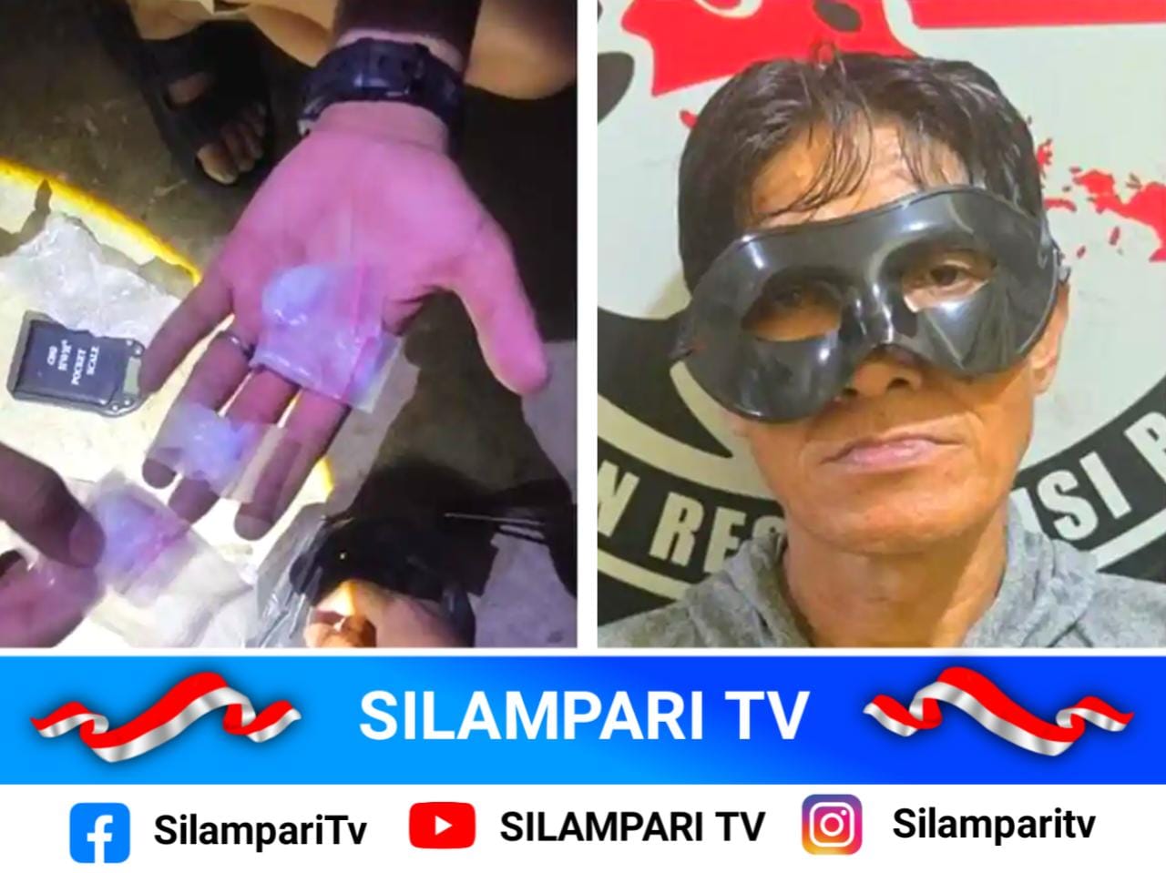 Tim Elang Musi Tangkap Pengedar Sabu Bertopeng Yang Kuasai Peredaran Narkoba Antar Desa