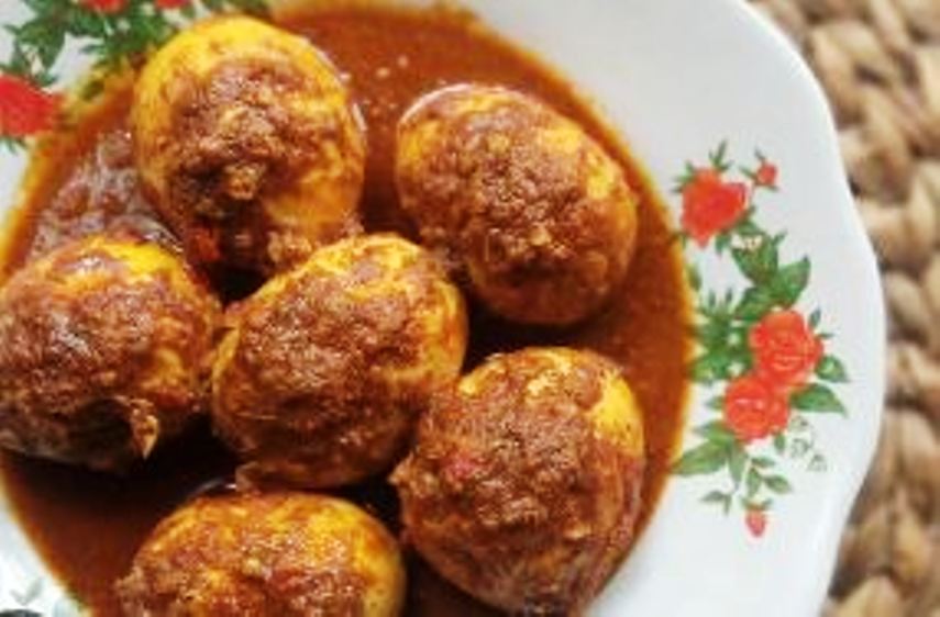 Resep Rendang Telur Kacang, Masak Cepat dan Nikmat