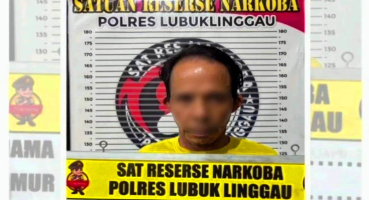 Baru Bebas dari Penjara, Mang Boy Kembali Ditangkap di Lubuklinggau karena Edarkan Sabu.