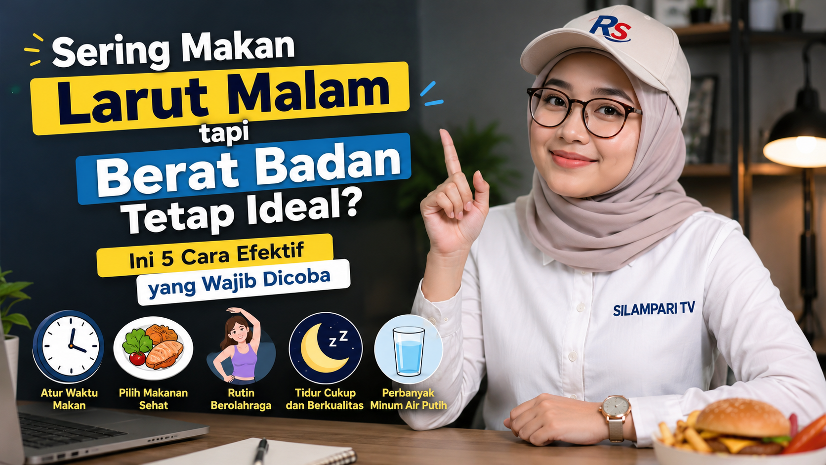 Sering Makan Larut Malam tapi Berat Badan Tetap Ideal? Ini 5 Cara Efektif yang Wajib Dicoba