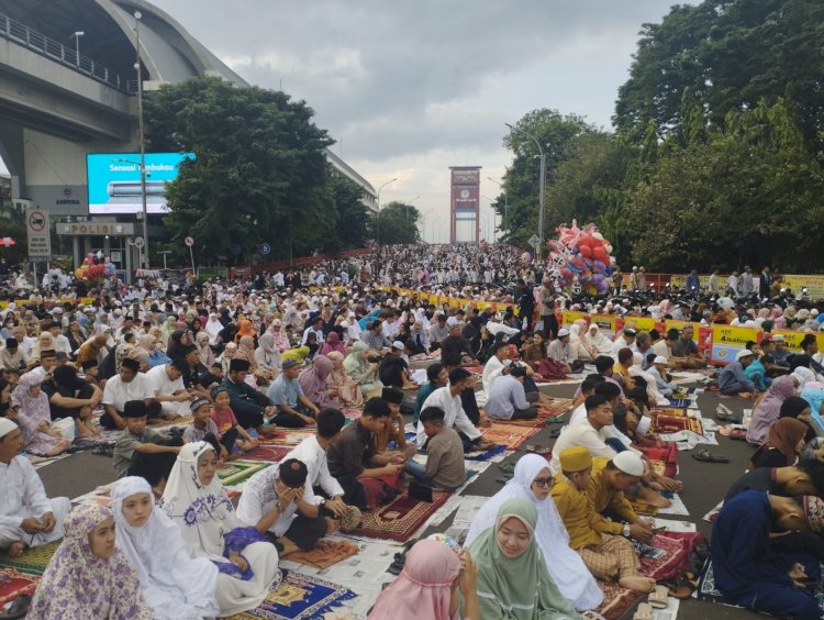 Polda Sumsel Kerahkan Ribuan Personel, Amankan Salat Id di 9.532 Masjid