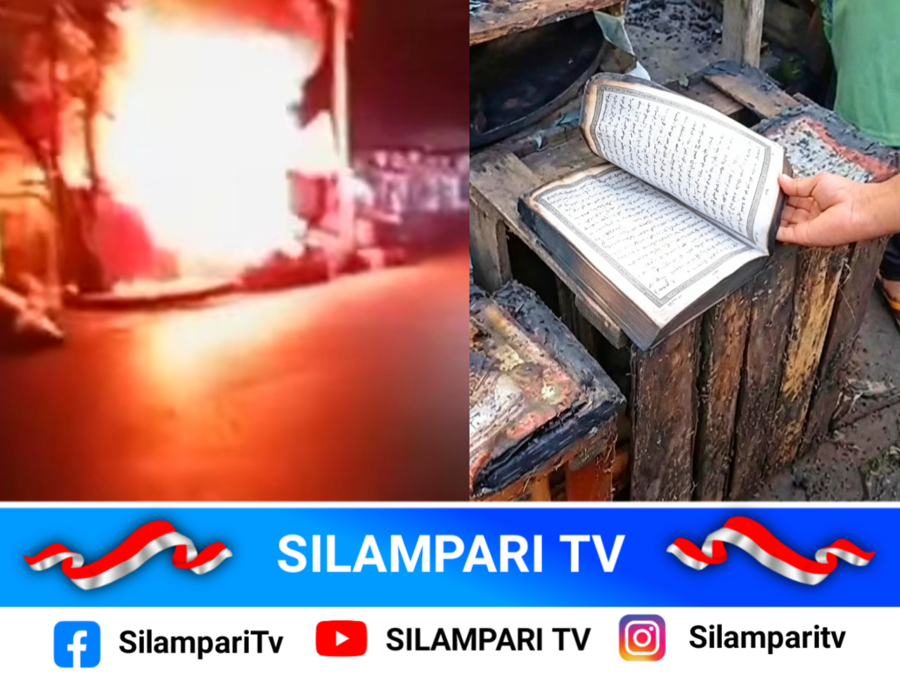 Ajaib! Warung Manisan di Pasar Satelit Lubuklinggau Ludes Terbakar, Beberapa Al-Qur'an Ditemukan Masih Utuh