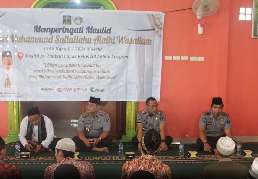 Tingkatkan Keimanan dan Ketaqwaan, Lapas Lubuklinggau Peringati Maulid Nabi Muhammad SAW 1446 H