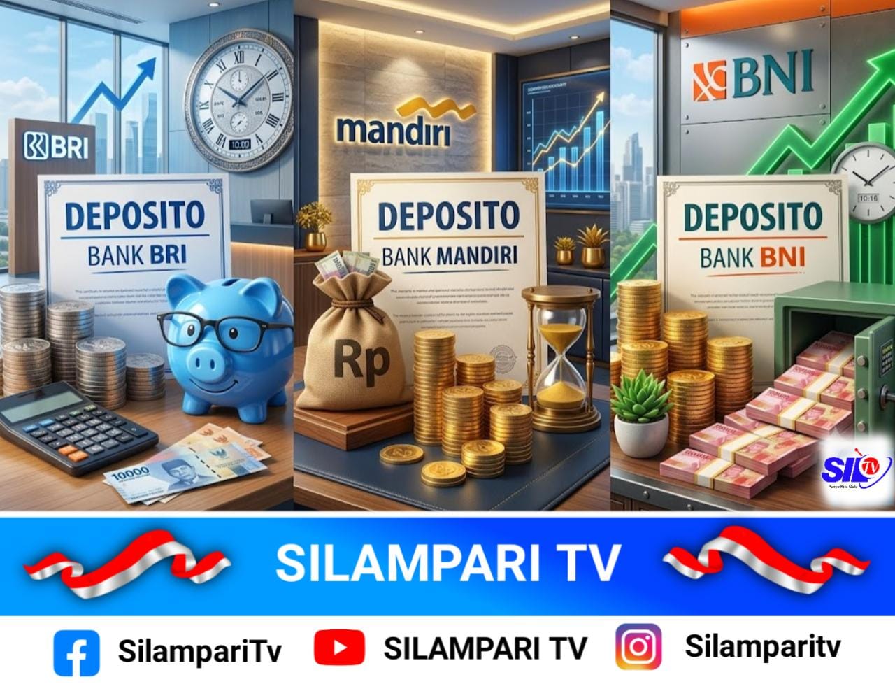 Daftar Bunga Deposito BRI, BNI, dan Bank Mandiri Terbaru Agustus 2026