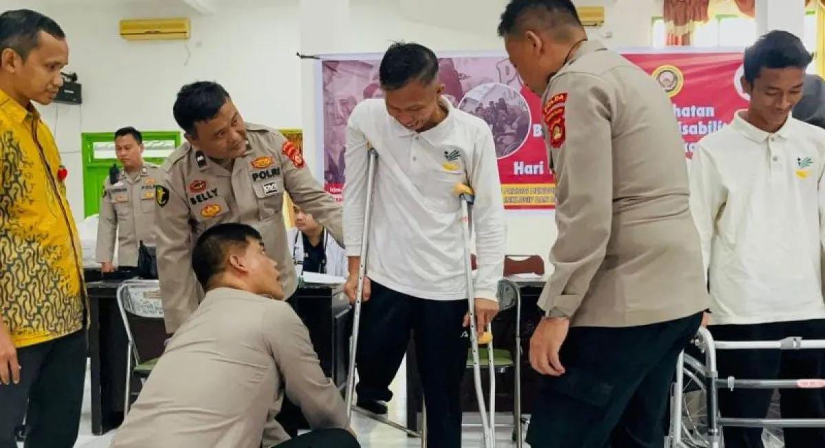 RS Bhayangkara Sumsel Berikan Pelayanan Kesehatan Gratis Pada Penyandang Disabilitas