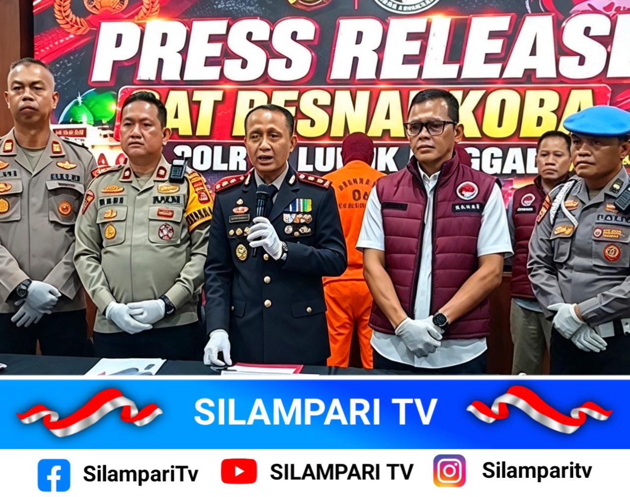 Polres Lubuklinggau Ungkap Dua Kasus Narkoba, 4 Tersangka Diamankan