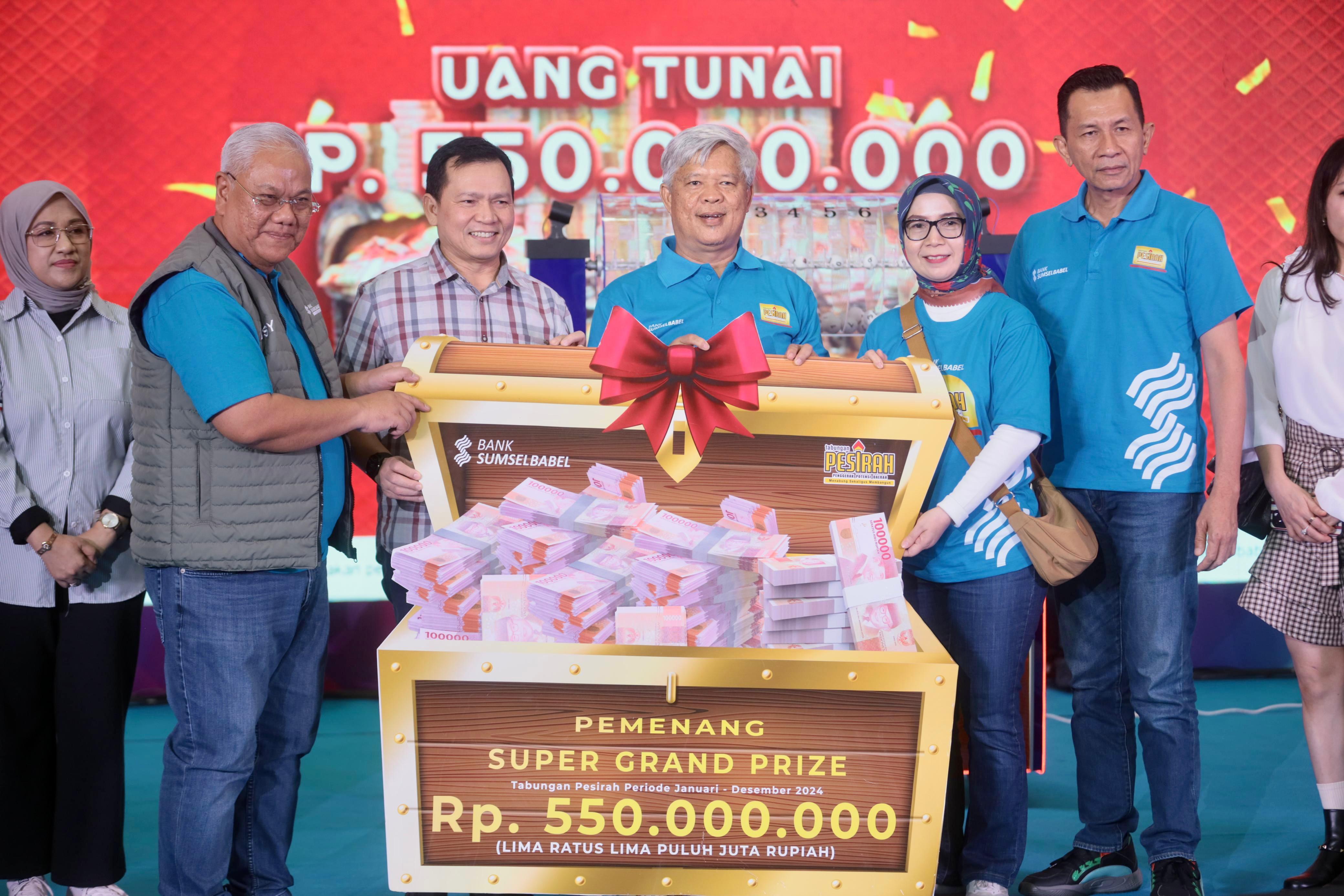 Bank Sumsel Babel Undi Super Grand Prize Uang Tunai Rp 550 Juta 