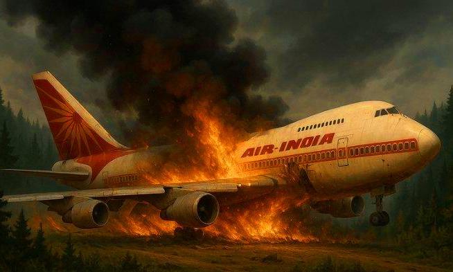 Kronologi Kecelakaan Pesawat Air India AI?171