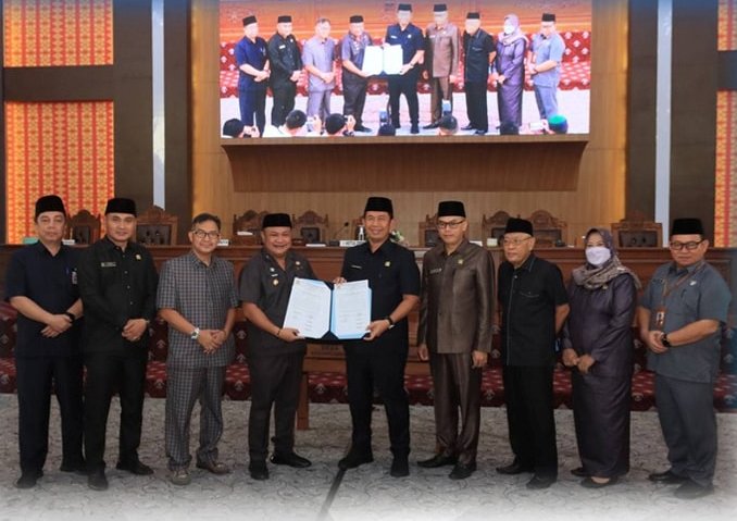 DPRD Kota Lubuklinggau Gelar Rapat Paripurna Mendengarkan LKPJ Wali Kota Lubuklinggau tahun 2023