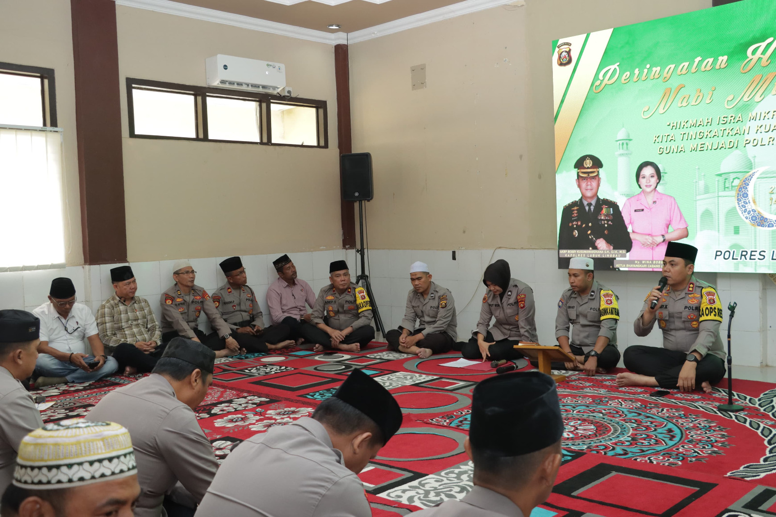 Tingkatkan Kualitas Ibadah dan Kinerja, Polres Lubuk Linggau Gelar Isra' Mi'raj