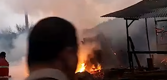 ChatGPT Terbakar Habis! Kios Tambal Ban di Tanjung Bintang Lampung Selatan Ludes Dilalap Api